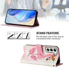 For Samsung Galaxy S22 5G Art Colored Drawing Pattern Leather Phone Case(Flamingo) - 2