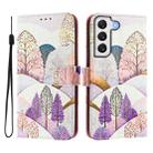 For Samsung Galaxy S22 5G Art Colored Drawing Pattern Leather Phone Case(Landscape) - 2