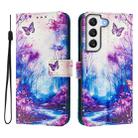 For Samsung Galaxy S22 5G Art Colored Drawing Pattern Leather Phone Case(Dreamland) - 2