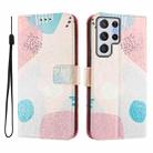 For Samsung Galaxy S22 Ultra 5G Art Colored Drawing Pattern Leather Phone Case(Graffiti puzzle) - 2