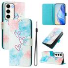 For Samsung Galaxy S23 5G Art Colored Drawing Pattern Leather Phone Case(LOVE ME) - 1