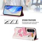 For Samsung Galaxy S23 FE 5G Art Colored Drawing Pattern Leather Phone Case(Flamingo) - 2