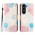 For Samsung Galaxy S23 FE 5G Art Colored Drawing Pattern Leather Phone Case(Graffiti puzzle) - 2
