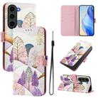For Samsung Galaxy S23 FE 5G Art Colored Drawing Pattern Leather Phone Case(Landscape) - 1