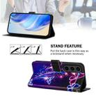 For Samsung Galaxy S23 FE 5G Art Colored Drawing Pattern Leather Phone Case(Fireworks butterfly) - 3