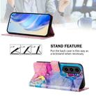 For Samsung Galaxy S23 FE 5G Art Colored Drawing Pattern Leather Phone Case(Colorful marble) - 3