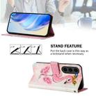 For Samsung Galaxy S23+ 5G Art Colored Drawing Pattern Leather Phone Case(Flamingo) - 2