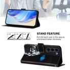 For Samsung Galaxy S23+ 5G Art Colored Drawing Pattern Leather Phone Case(Butterfly cat) - 3