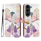 For Samsung Galaxy S23+ 5G Art Colored Drawing Pattern Leather Phone Case(Landscape) - 2