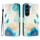 For Samsung Galaxy S23+ 5G Art Colored Drawing Pattern Leather Phone Case(Flowering flowers) - 2