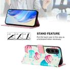 For Samsung Galaxy S23+ 5G Art Colored Drawing Pattern Leather Phone Case(Cake) - 3