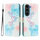 For Samsung Galaxy S23+ 5G Art Colored Drawing Pattern Leather Phone Case(LOVE ME) - 2