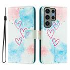 For Samsung Galaxy S23 Ultra 5G Art Colored Drawing Pattern Leather Phone Case(LOVE ME) - 2
