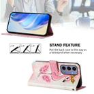 For Samsung Galaxy S24 5G Art Colored Drawing Pattern Leather Phone Case(Flamingo) - 2