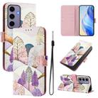 For Samsung Galaxy S24 5G Art Colored Drawing Pattern Leather Phone Case(Landscape) - 1