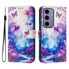 For Samsung Galaxy S24 5G Art Colored Drawing Pattern Leather Phone Case(Dreamland) - 2