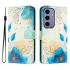 For Samsung Galaxy S24 5G Art Colored Drawing Pattern Leather Phone Case(Flowering flowers) - 2