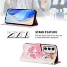 For Samsung Galaxy S24 FE 5G Art Colored Drawing Pattern Leather Phone Case(Flamingo) - 2