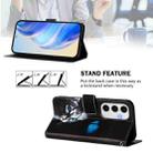 For Samsung Galaxy S24 FE 5G Art Colored Drawing Pattern Leather Phone Case(Butterfly cat) - 3