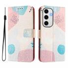 For Samsung Galaxy S24 FE 5G Art Colored Drawing Pattern Leather Phone Case(Graffiti puzzle) - 2