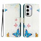 For Samsung Galaxy S24 FE 5G Art Colored Drawing Pattern Leather Phone Case(Butterfly house) - 2