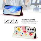 For Samsung Galaxy S24 FE 5G Art Colored Drawing Pattern Leather Phone Case(Flowers and plants) - 3