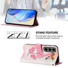 For Samsung Galaxy S24+ 5G Art Colored Drawing Pattern Leather Phone Case(Flamingo) - 2