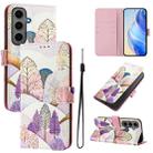 For Samsung Galaxy S24+ 5G Art Colored Drawing Pattern Leather Phone Case(Landscape) - 1