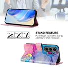 For Samsung Galaxy S24+ 5G Art Colored Drawing Pattern Leather Phone Case(Colorful marble) - 3