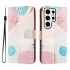 For Samsung Galaxy S24 Ultra 5G Art Colored Drawing Pattern Leather Phone Case(Graffiti puzzle) - 2