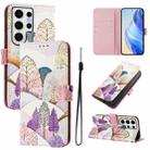 For Samsung Galaxy S24 Ultra 5G Art Colored Drawing Pattern Leather Phone Case(Landscape) - 1