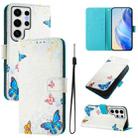 For Samsung Galaxy S24 Ultra 5G Art Colored Drawing Pattern Leather Phone Case(Butterfly house) - 1