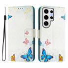 For Samsung Galaxy S24 Ultra 5G Art Colored Drawing Pattern Leather Phone Case(Butterfly house) - 2