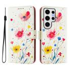 For Samsung Galaxy S24 Ultra 5G Art Colored Drawing Pattern Leather Phone Case(Flowers and plants) - 2