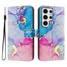 For Samsung Galaxy S24 Ultra 5G Art Colored Drawing Pattern Leather Phone Case(Colorful marble) - 2