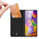For Samsung Galaxy M31s DUX DUCIS Skin Pro Series Horizontal Flip PU + TPU Leather Case, with Holder & Card Slots(Black) - 3