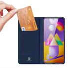 For Samsung Galaxy M31s DUX DUCIS Skin Pro Series Horizontal Flip PU + TPU Leather Case, with Holder & Card Slots(Blue) - 2