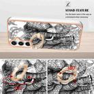 For Samsung Galaxy S24 FE 5G Electroplating Dual-side IMD Phone Case with Ring Holder(Totem Elephant) - 3