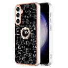 For Samsung Galaxy S24 FE 5G Electroplating Dual-side IMD Phone Case with Ring Holder(Equation) - 1