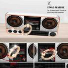 For Samsung Galaxy S24 FE 5G Electroplating Dual-side IMD Phone Case with Ring Holder(Retro Radio) - 3