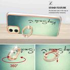 For Samsung Galaxy A06 4G Electroplating Dual-side IMD Phone Case with Ring Holder(Smile) - 3