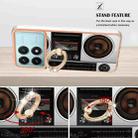 For Xiaomi Poco F6 Pro 5G Electroplating Dual-side IMD Phone Case with Ring Holder(Retro Radio) - 3