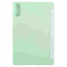 For Honor Pad X8a / X9 Tri-fold Silicone Leather Tablet Case(Green) - 3