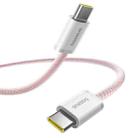 Baseus Smart Series 4 100W Type-C to Type-C Fast Charging Data Cable, Length: 1m(Pink) - 2