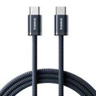 Baseus Smart Series 4 100W Type-C to Type-C Fast Charging Data Cable, Length: 1m(Dark Blue) - 1