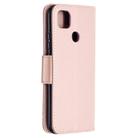 For Xiaomi Redmi 9C Two Butterflies Embossing Pattern Horizontal Flip Leather Case with Holder & Card Slot & Wallet & Lanyard(Rose Gold) - 3