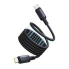 Baseus PicoGo Series 240W Type-C to Type-C Magnetic Liquid Silicone Fast Charging Data Cable, Length: 1m(Black) - 3