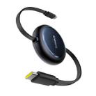 Baseus OS NOMOS 100W Type-C to Type-C 2 in 1 Retractable Data Cable, Length: 1.5m(Black) - 1