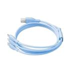 Baseus 1.3m Ultra-Fast 3 in 1 3.5A Fast Charging Cable(Blue) - 2