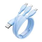 Baseus 1.3m Ultra-Fast 3 in 1 3.5A Fast Charging Cable(Blue) - 3